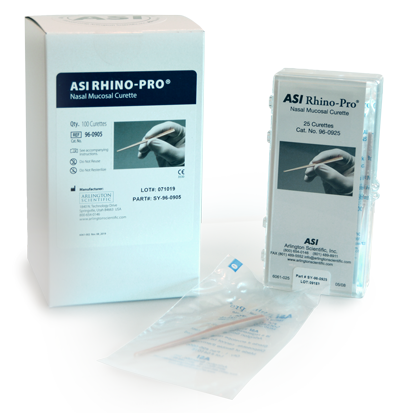 Curette Nasal Rhino-Pro® Single-ended Handle Straight Cup Tip by Arlington Scientific  ID SY-96-0905